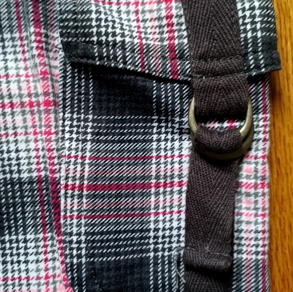 EUC L. A. Kitty Knit Plaid Capris - Women's Size Medium - Picture 2 of 5